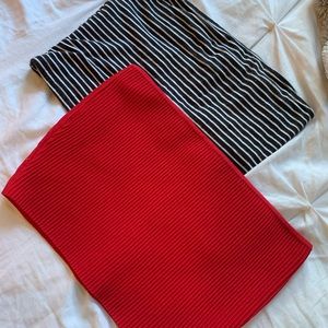 Tube top bundle pacsun and hollister